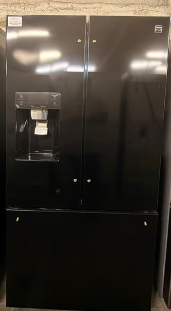 Kenmore 25.5-cu ft French Door Refrigerator with Ice Maker, Water and Ice Dispenser in Black