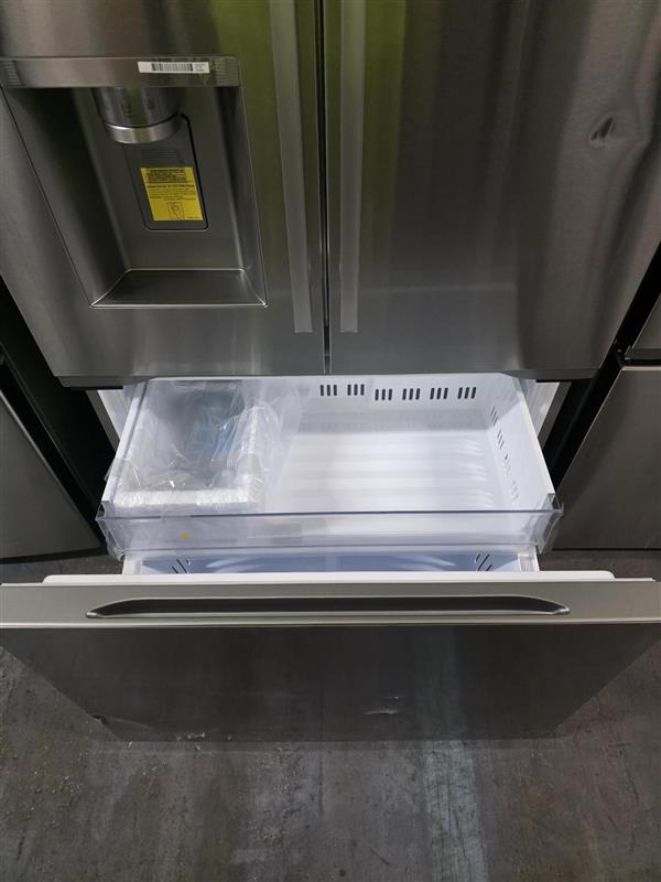 LG Counter-Depth MAX™ with Zero Clearance™ 3-Door French Door Refrigerator with Thin Door Design - Stainless