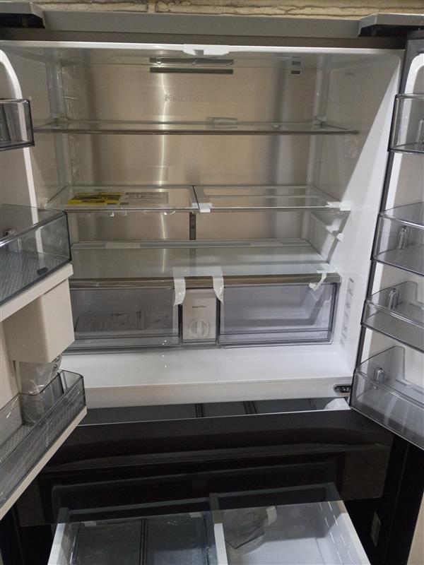 Bespoke 36 in. 23 cu. ft. Counter Depth 4-Door French Door Smart Refrigerator with Beverage Center
