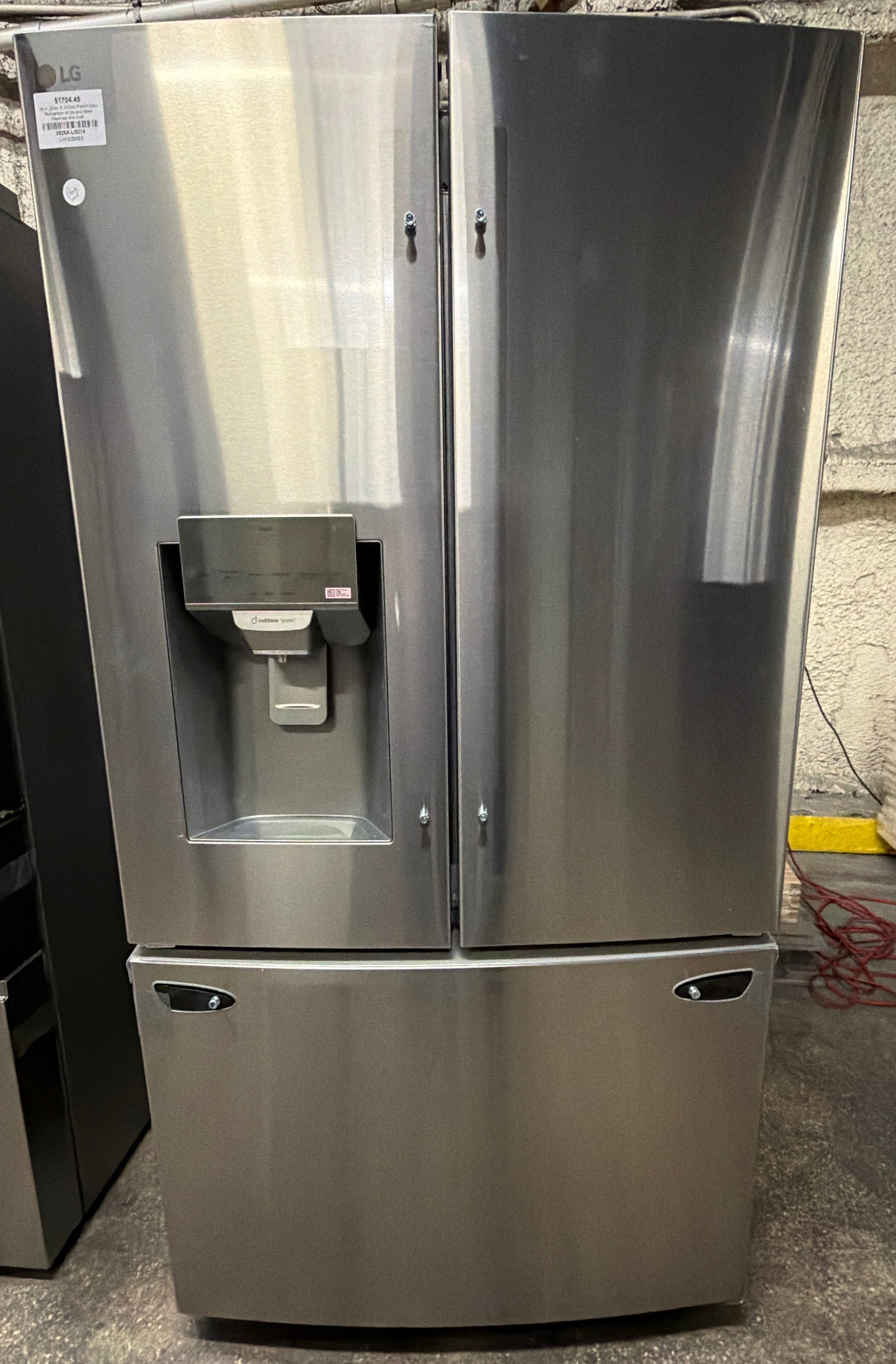 36 in. 28 cu. ft. 3-Door French Door Refrigerator w/ Ice and Water Dispenser and Craft Ice in PrintProof Stainless Steel