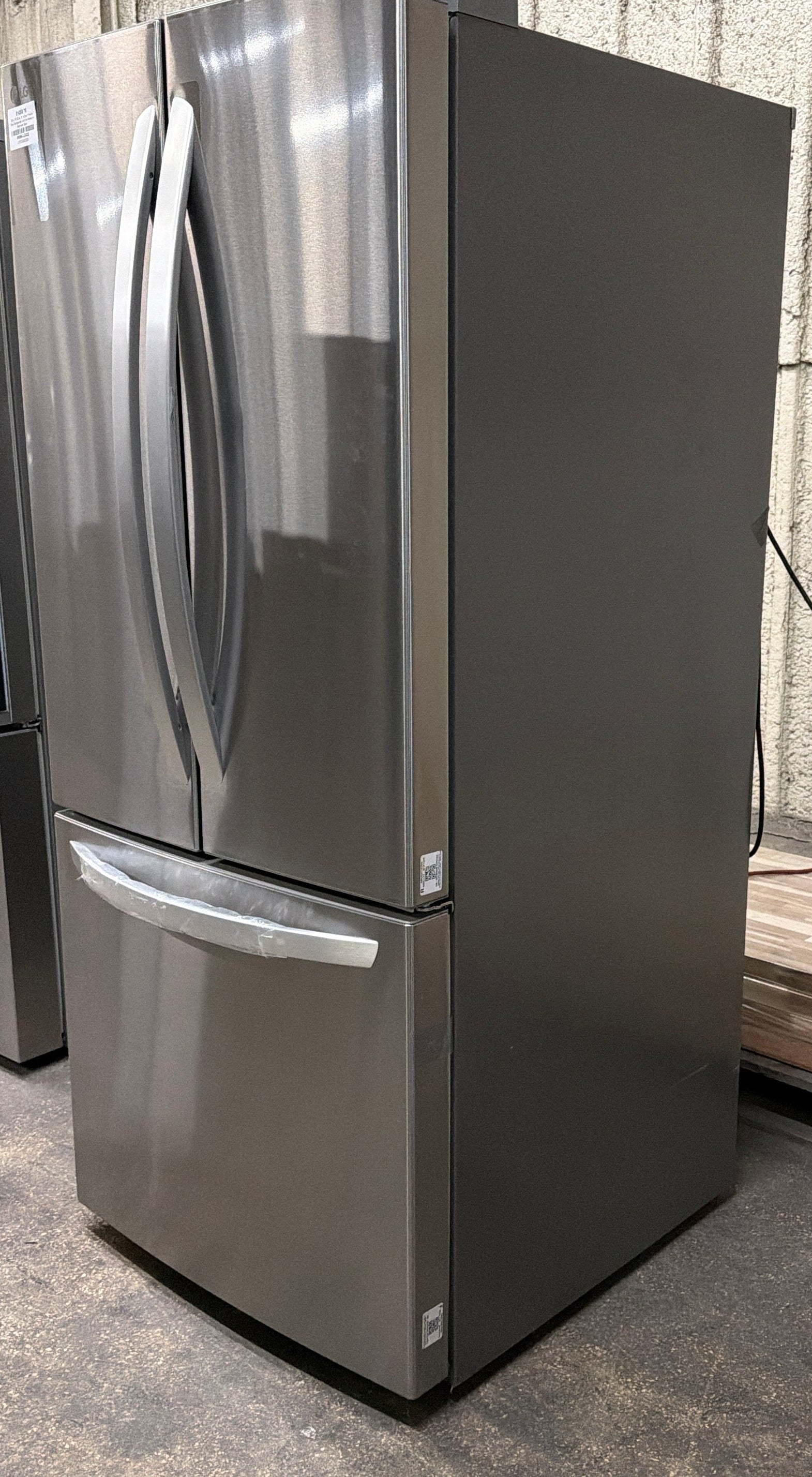 30 in. W 22 cu. ft. 3-Door French Door Refrigerator with Ice Maker in Stainless Steel