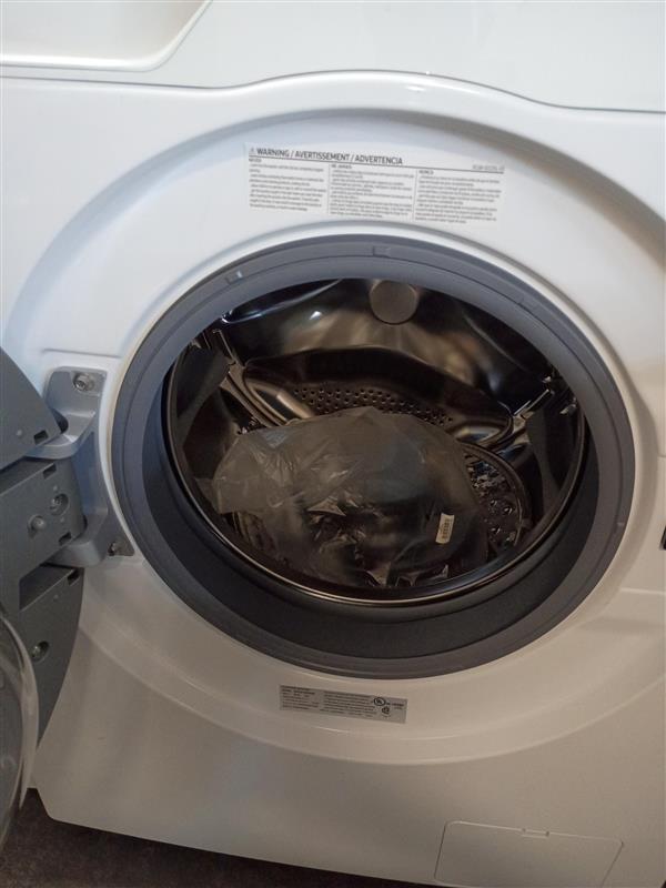 2.5 cu. ft. 24 in. Stackable Compact Front Load Washer in White with Super Speed Wash & Steam