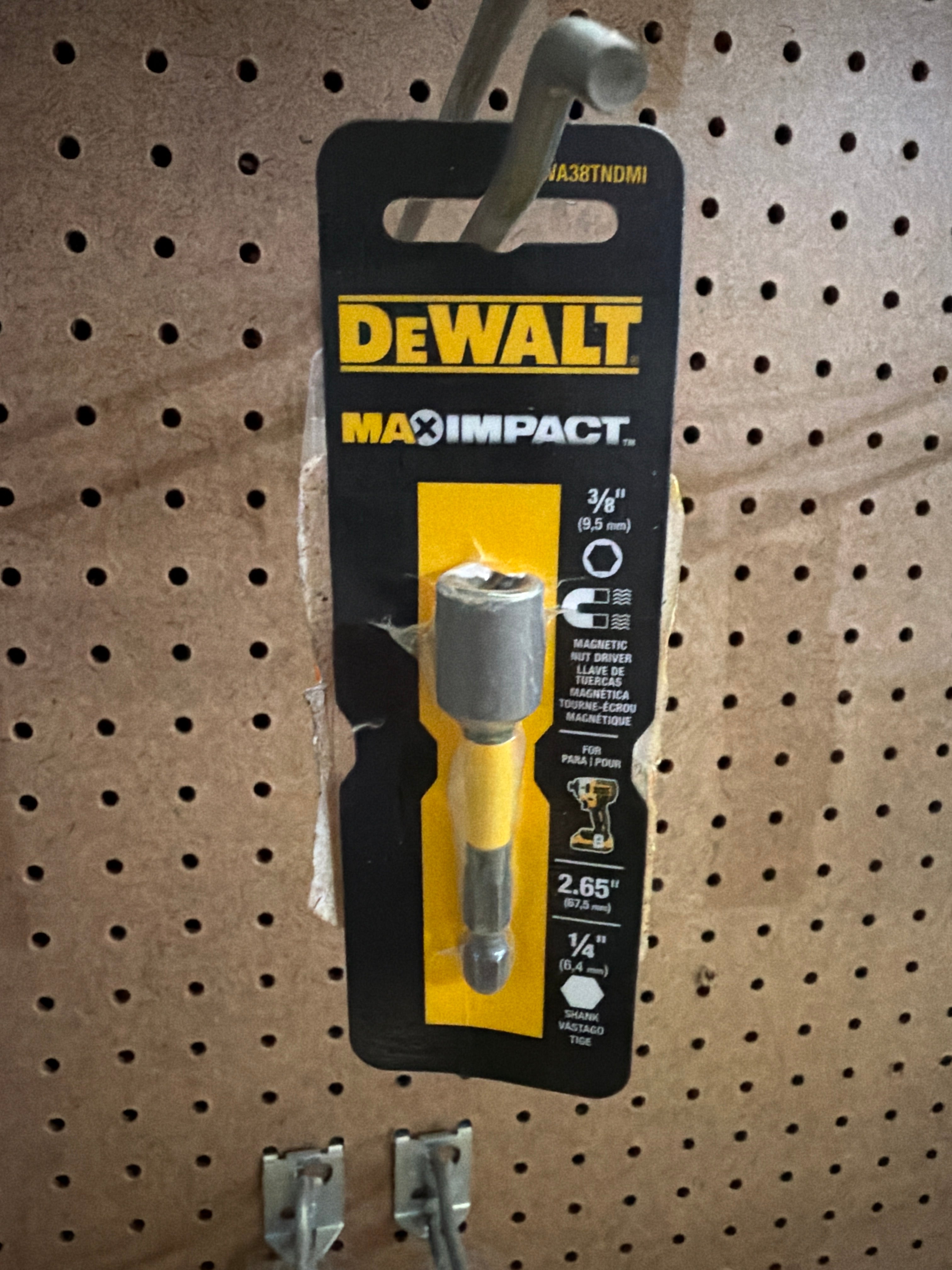 DeWalt MAXIMPACT 3/8" Magnetic Nut Driver 2.65" DWA38TNDMI