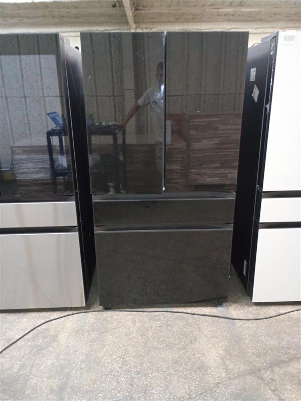 Bespoke 36 in. 23 cu. ft. Counter Depth 4-Door French Door Smart Refrigerator with Beverage Center