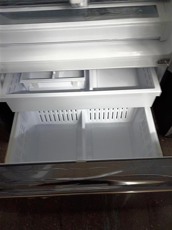 SAMSUNG 36 in. 31 cu. ft. 3-Door Standard Depth French Door Refrigerator in Stainless Steel w/External Water and Ice Dispenser