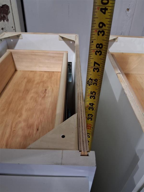 WHITE SHAKER DRAWER BASE VANITY (VDB1221)