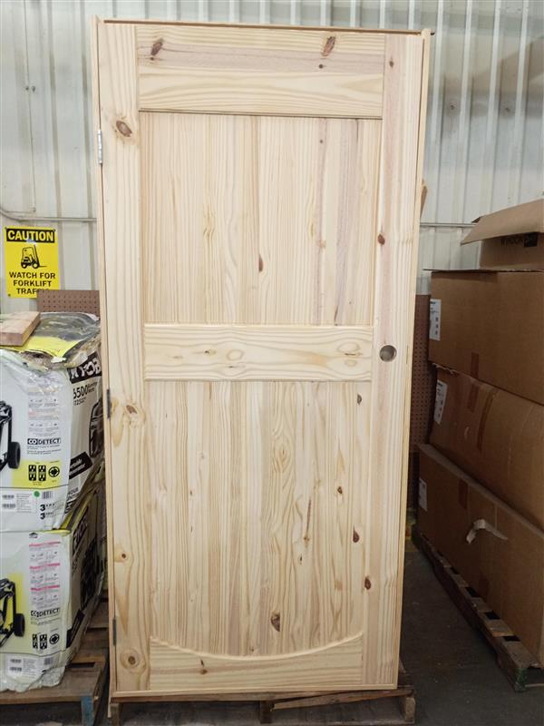 28in pre-hung solid pine door right swing