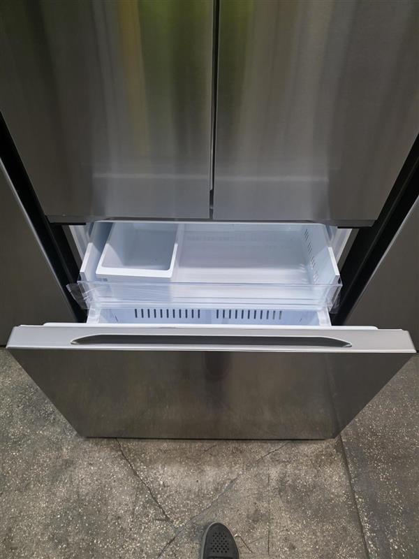 LG 25 cu. ft. Counter-Depth MAX™ with Zero Clearance™ 3-Door French Door Refrigerator with Thin Door Design - Stainless