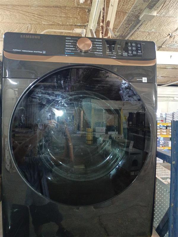 7.5 cu. ft. Vented Smart Stackable Electric Dryer in Platinum with Steam Sanitize
