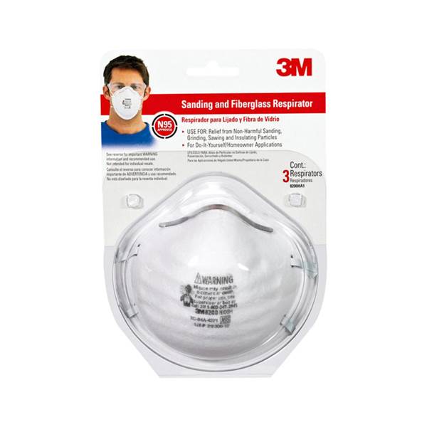 3M Sanding & Fiberglass Respirator, 3 Pack