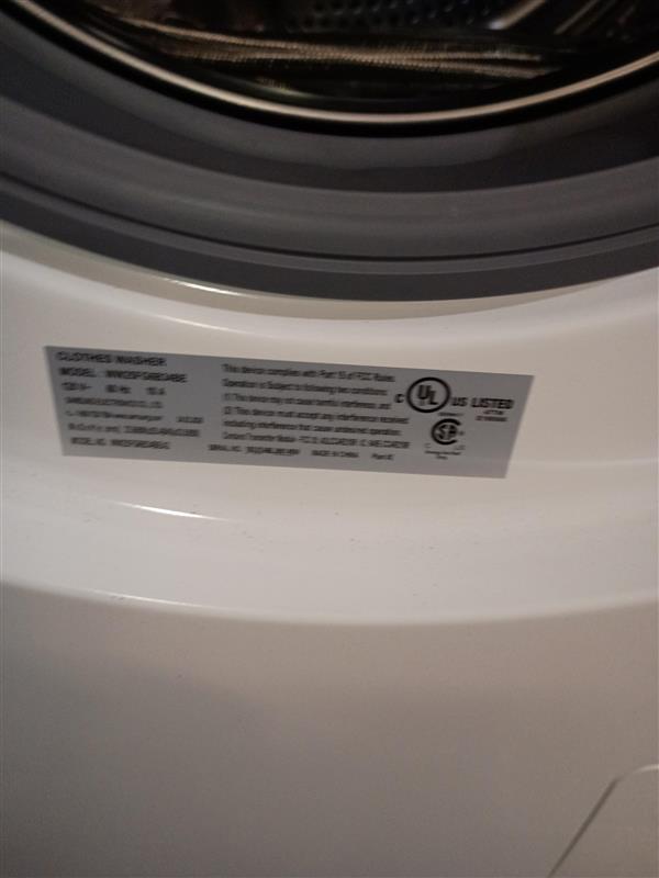 4.5 cu. ft. High-Efficiency Front Load Washer