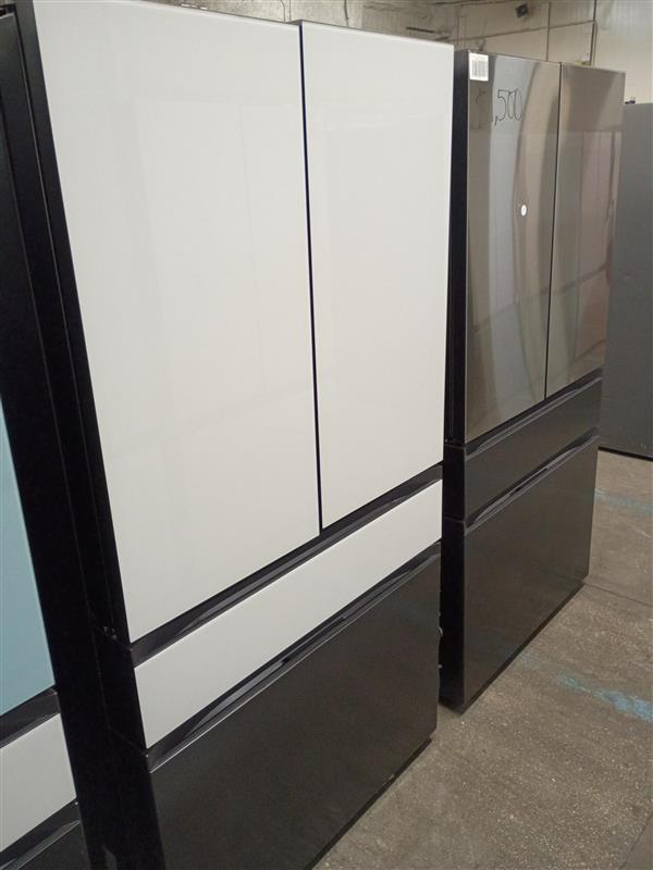 Bespoke 36 in. 23 cu. ft. Counter Depth 4-Door French Door Smart Refrigerator w/Beverage Center