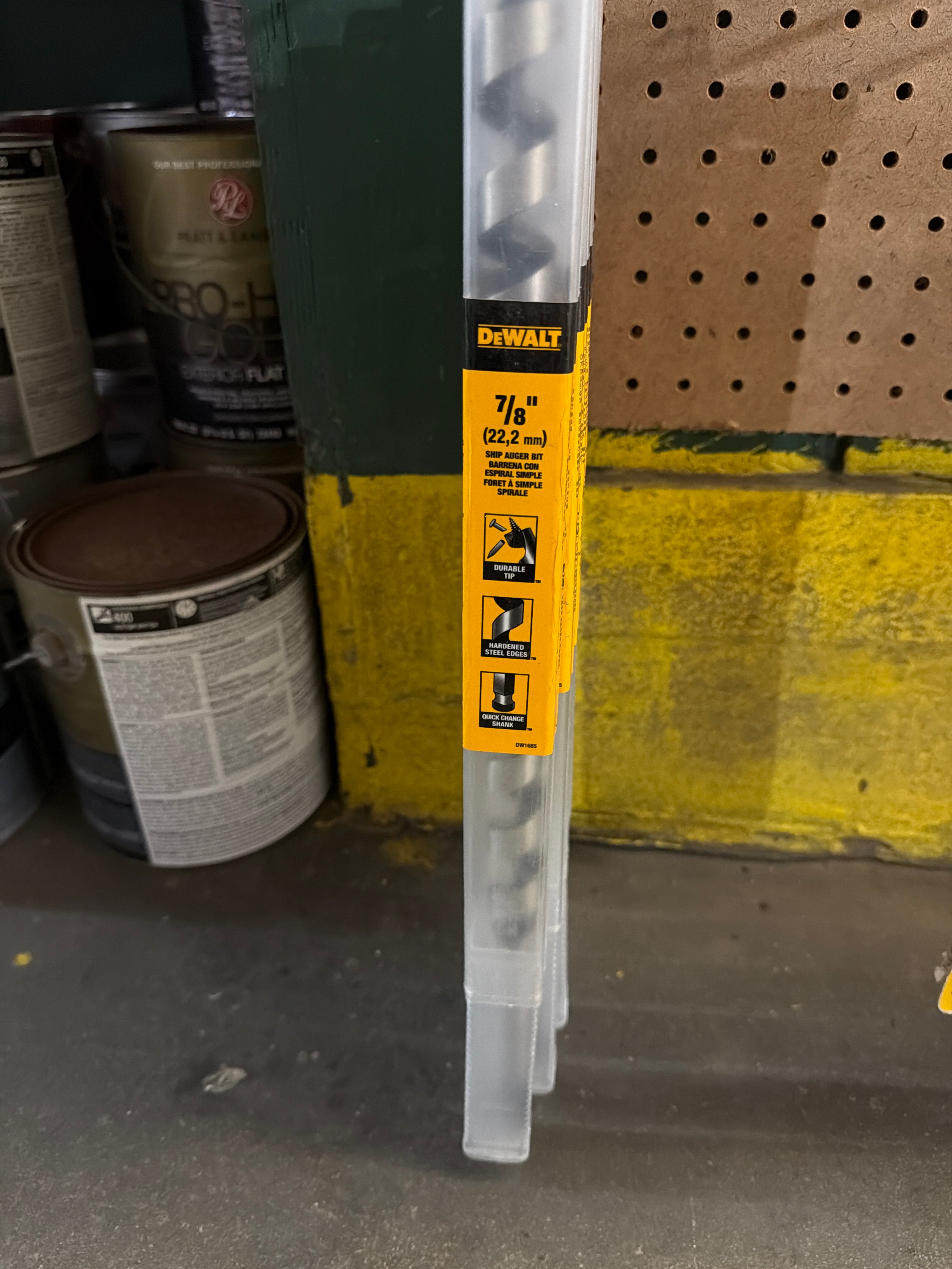 DeWalt 7/8 in Ship Auger Bit DW1685