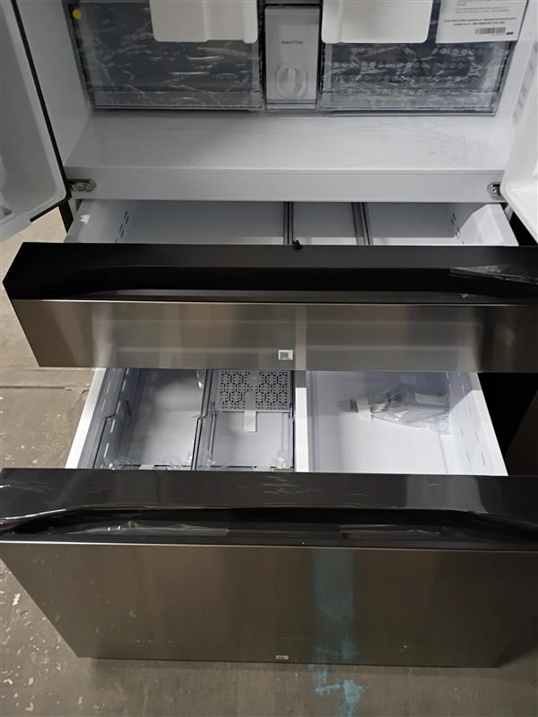 Bespoke 36 in. 29 cu. ft. Standard Depth 4-Door French Door Smart Refrigerator in Stainless Steel with Beverage Center