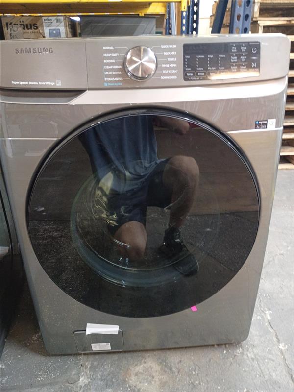 4.5 cu. ft. Smart High-Efficiency Front Load Washer in Platinum with Super Speed