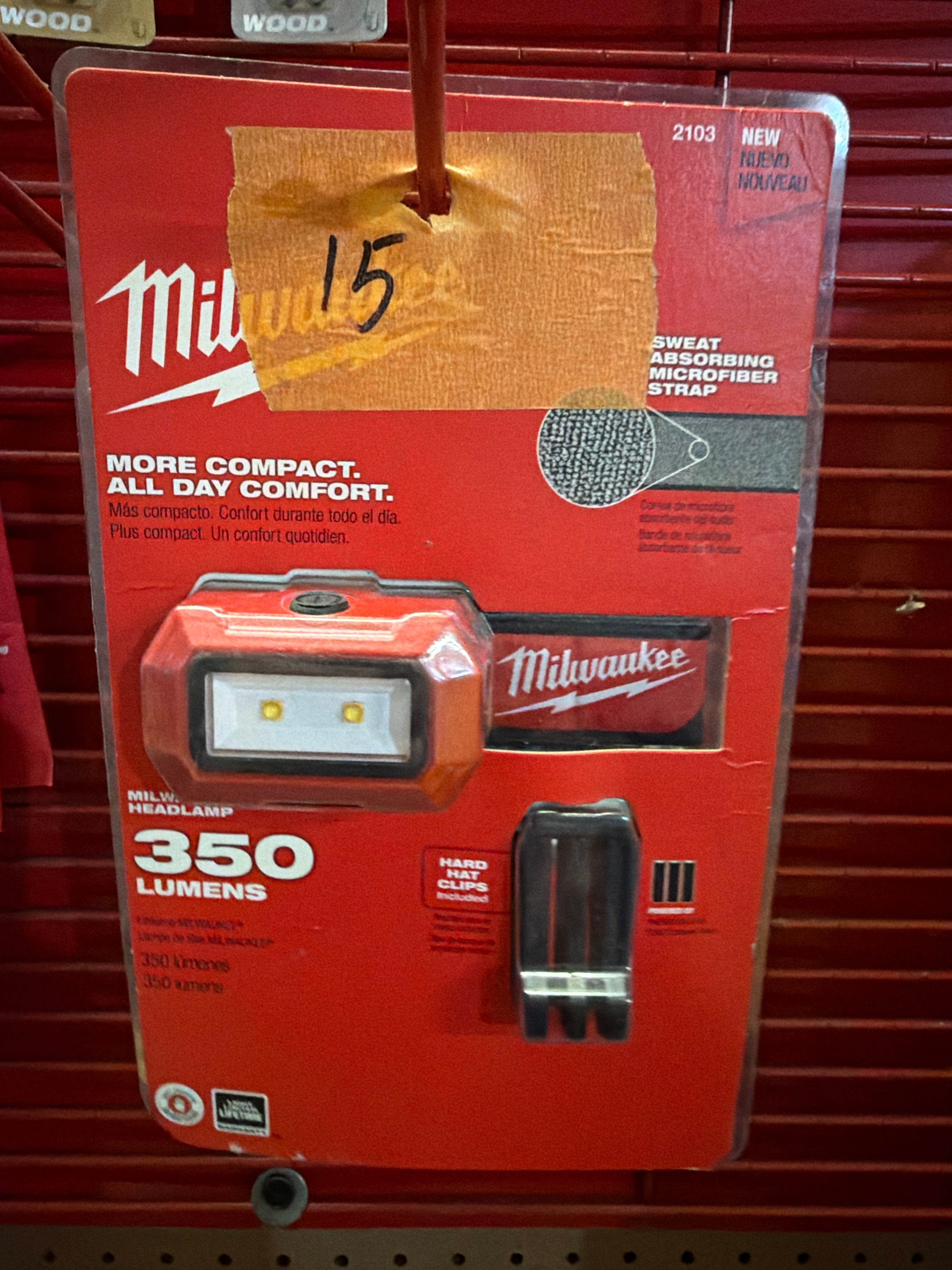 Milwaukee 350 Lumen LED Headlamp Model 2103