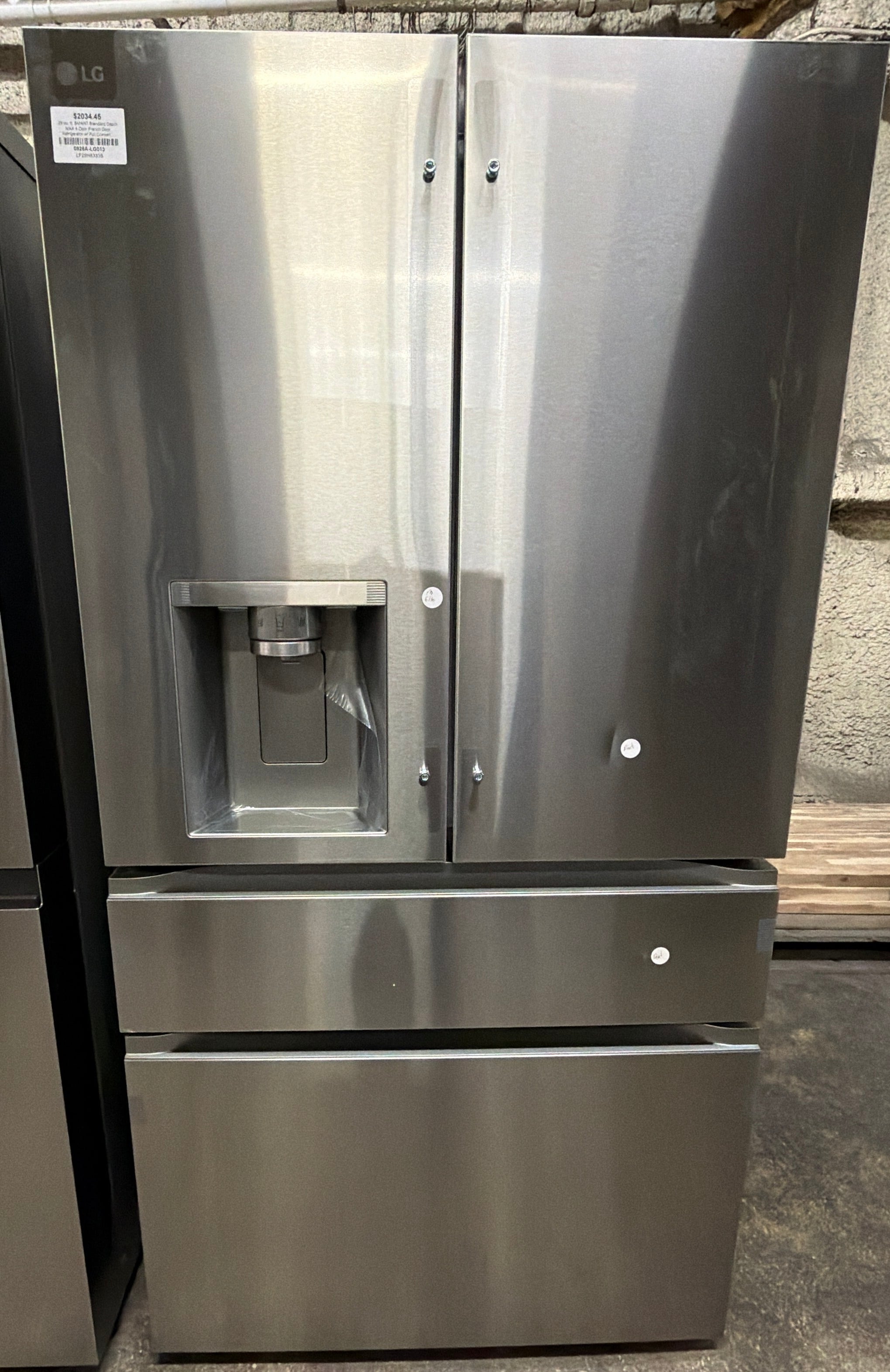 29 cu. ft. SMART Standard Depth MAX 4-Door French Door Refrigerator w/ Full Convert Drawer in PrintProof Stainless Steel