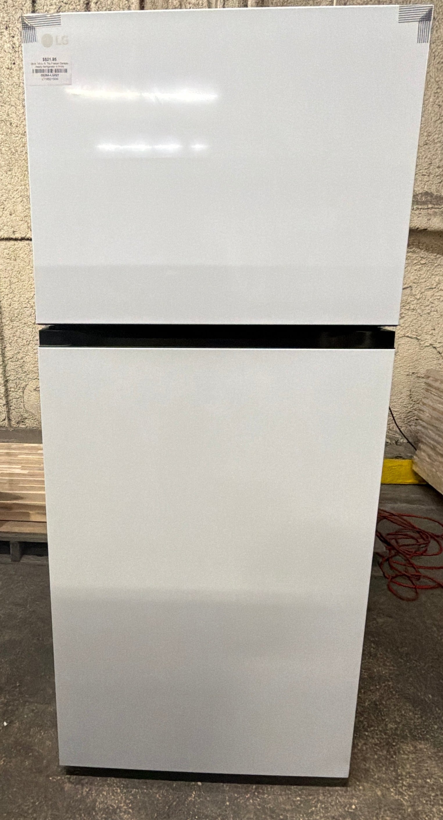28 in. 18 cu. ft. Top Freezer Garage-Ready Refrigerator in White