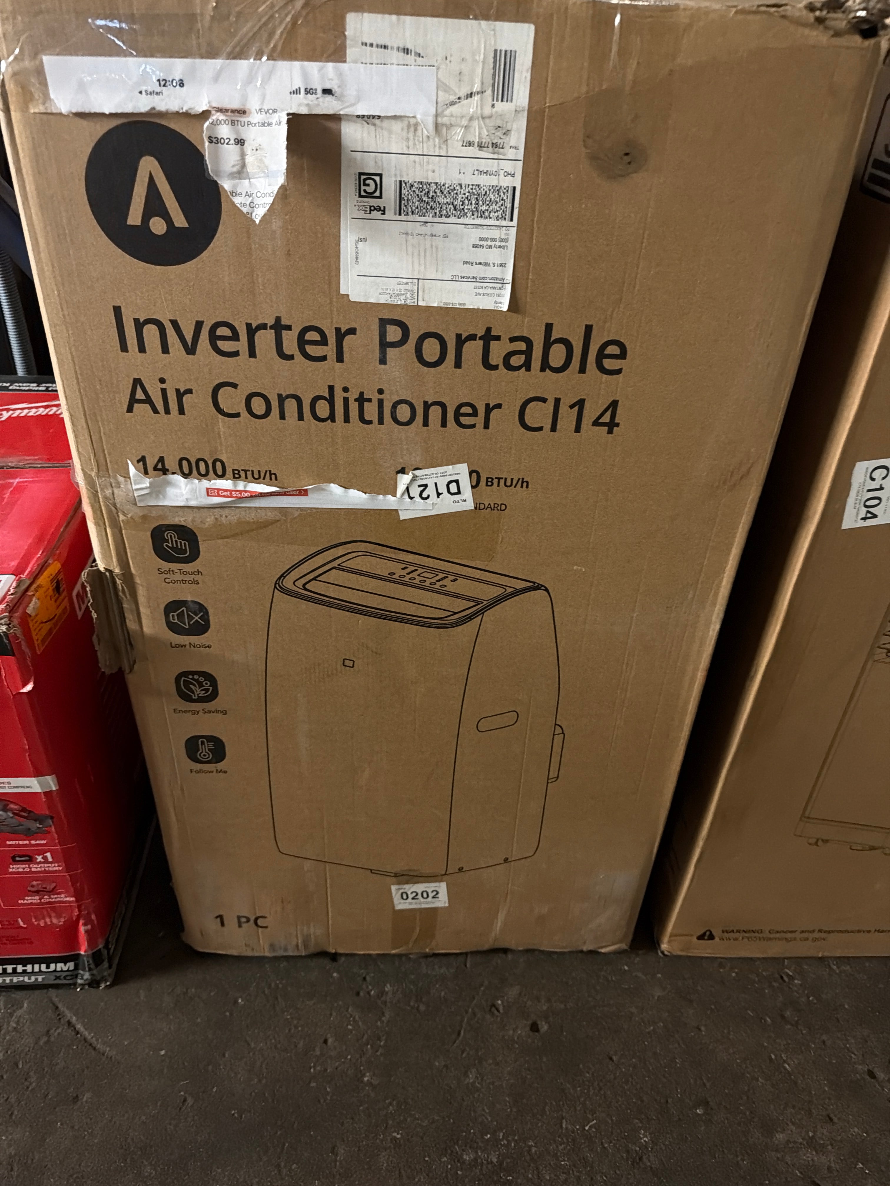 Inverter Portable Air Conditioner CI14 14000 BTU