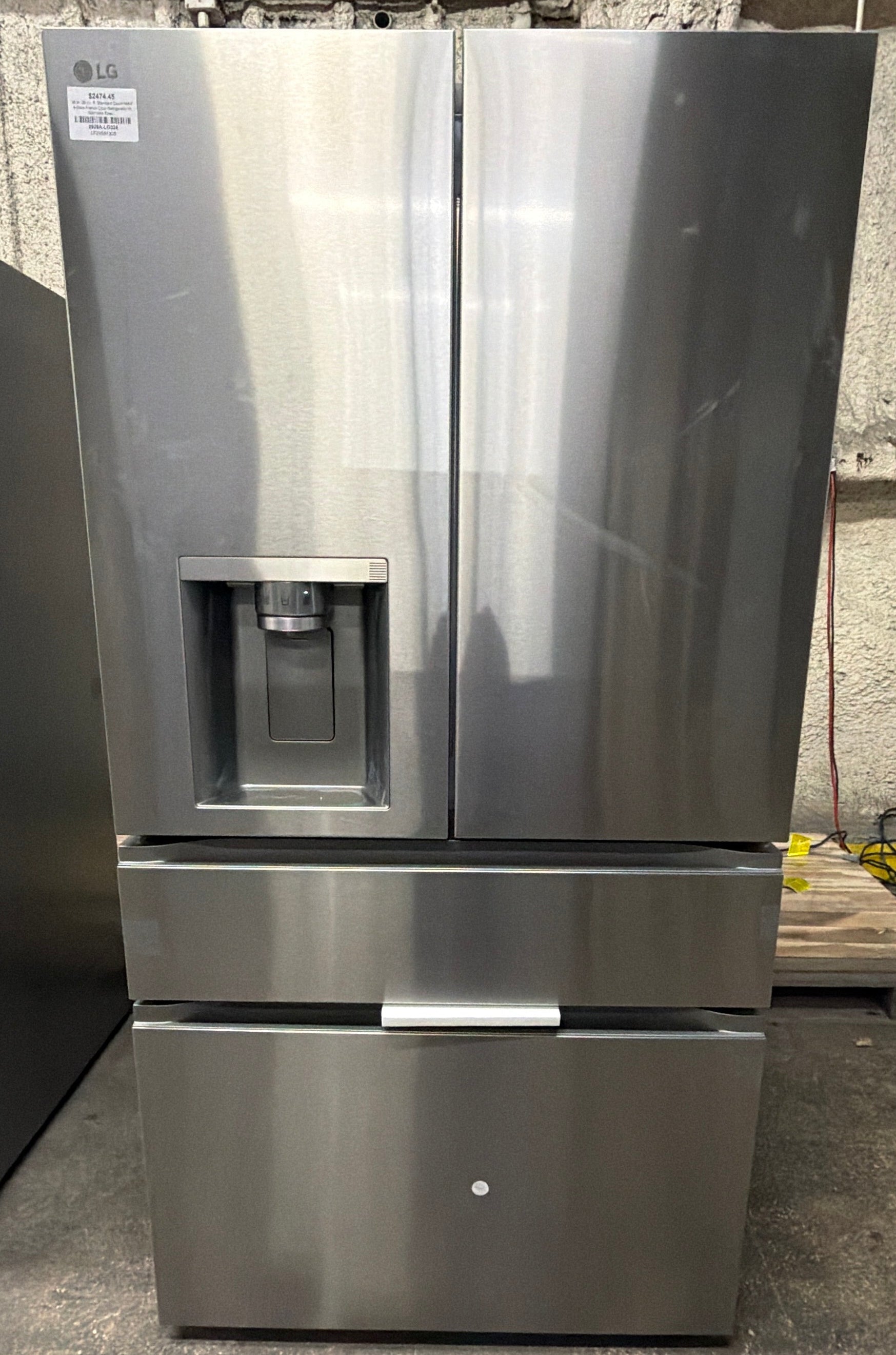 36 in. 29 cu. ft. Standard Depth MAX 4-Door French Door Refrigerator in Stainless Steel w/ Craft Ice and Mini Craft Ice