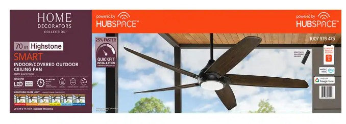 Highstone 70 in. White Color Changing Indoor/Outdoor