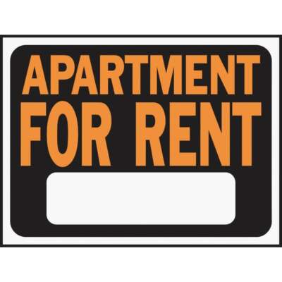 Hy-Ko Apartment For Rent Metal Sign