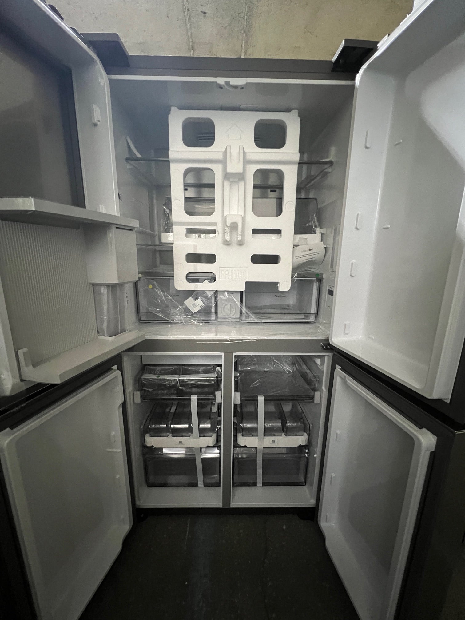 Samsung 23 cu. ft. Counter Depth 4-Door Flex Stainless Steel