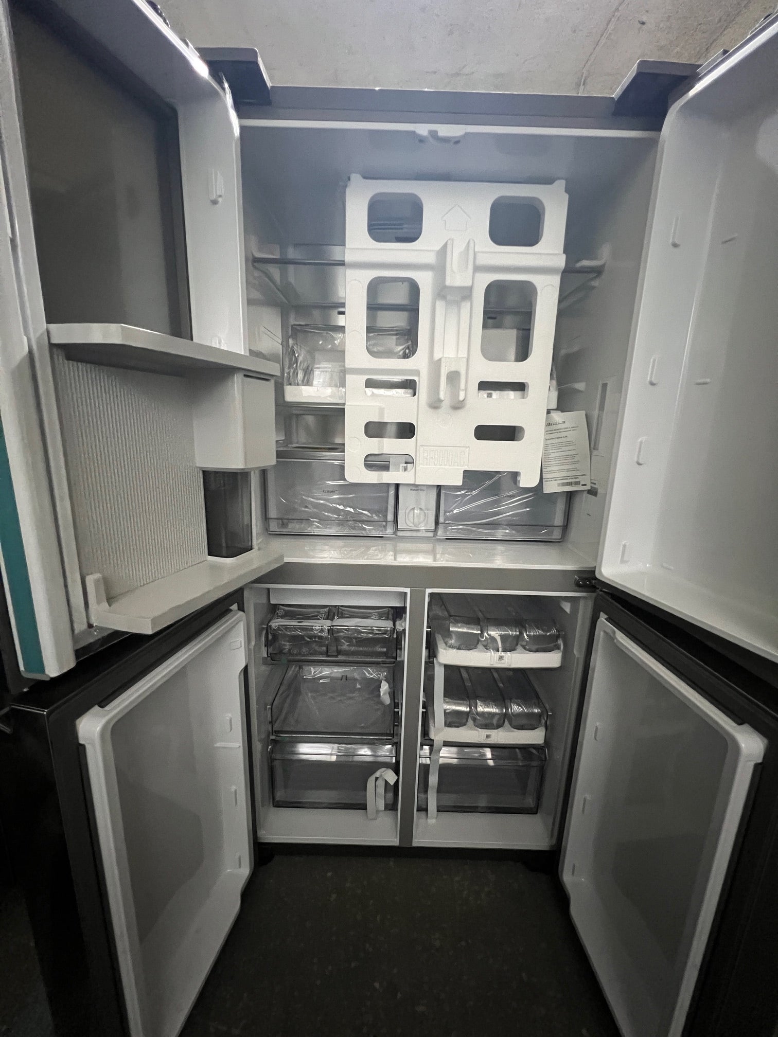 Samsung 23 cu. ft. Counter Depth 4-Door Flex Stainless Steel