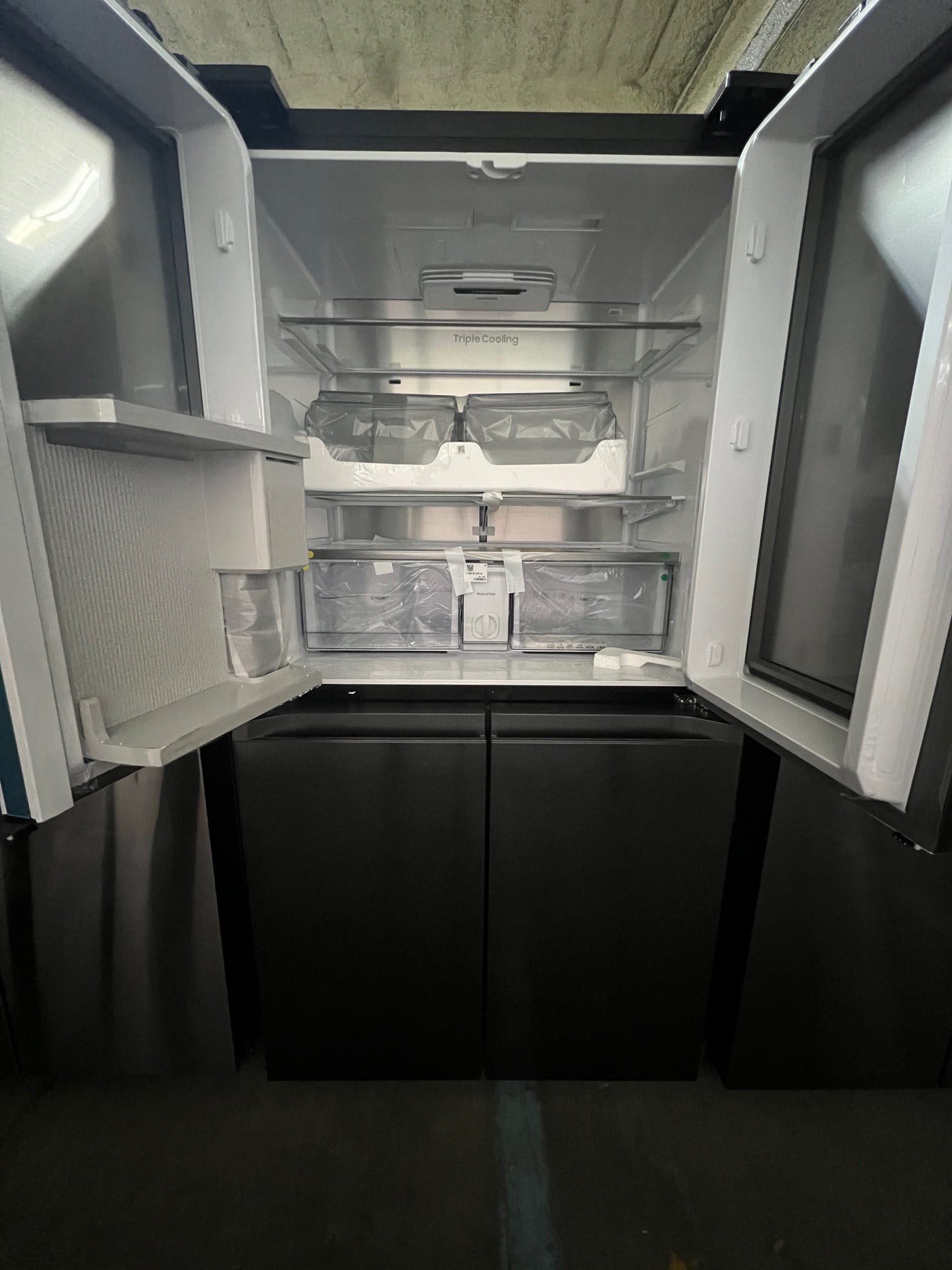 Dacor 22.8 Cu. Ft. 4-Door Flex Counter Depth Stainless Black