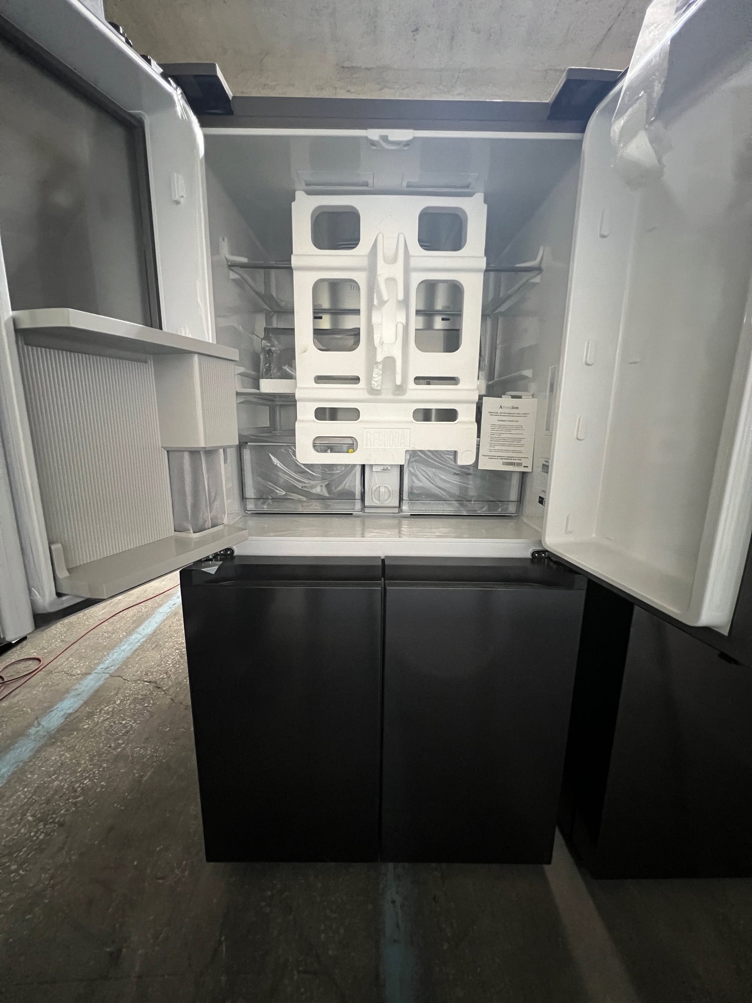 Samsung 29 cu. ft. 4-Door Flex Stainless Matte Black