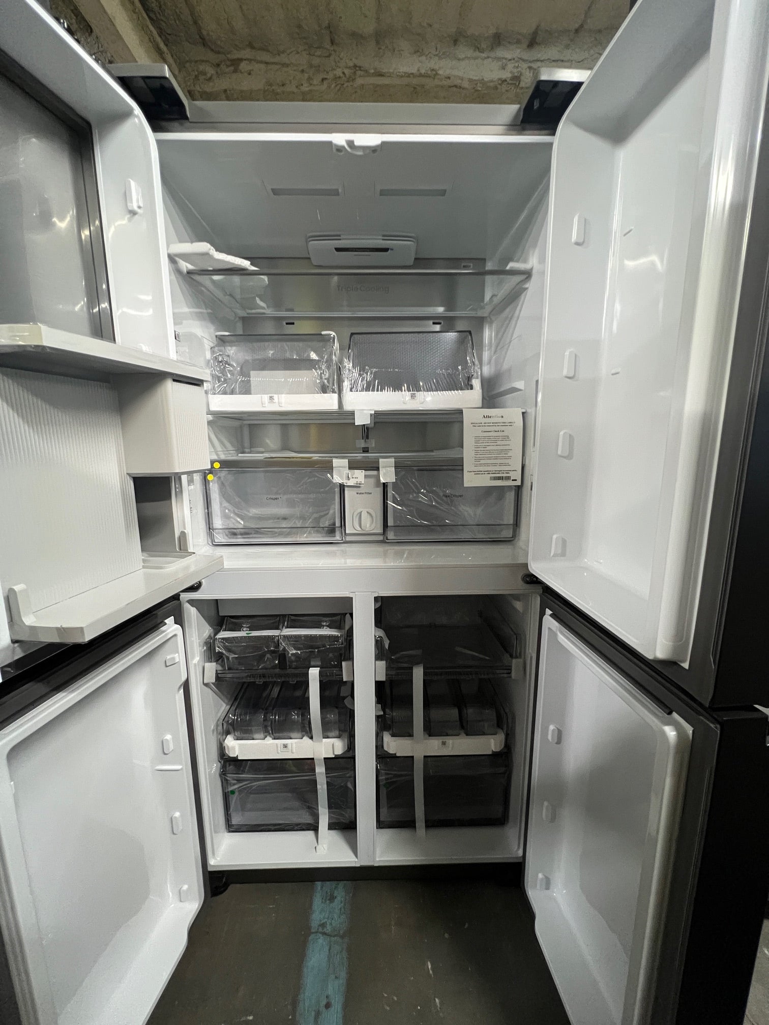 Samsung Bespoke 29 cu. ft. 4 - Door White & Pink