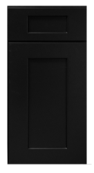 Midnight Black Shaker Display Door