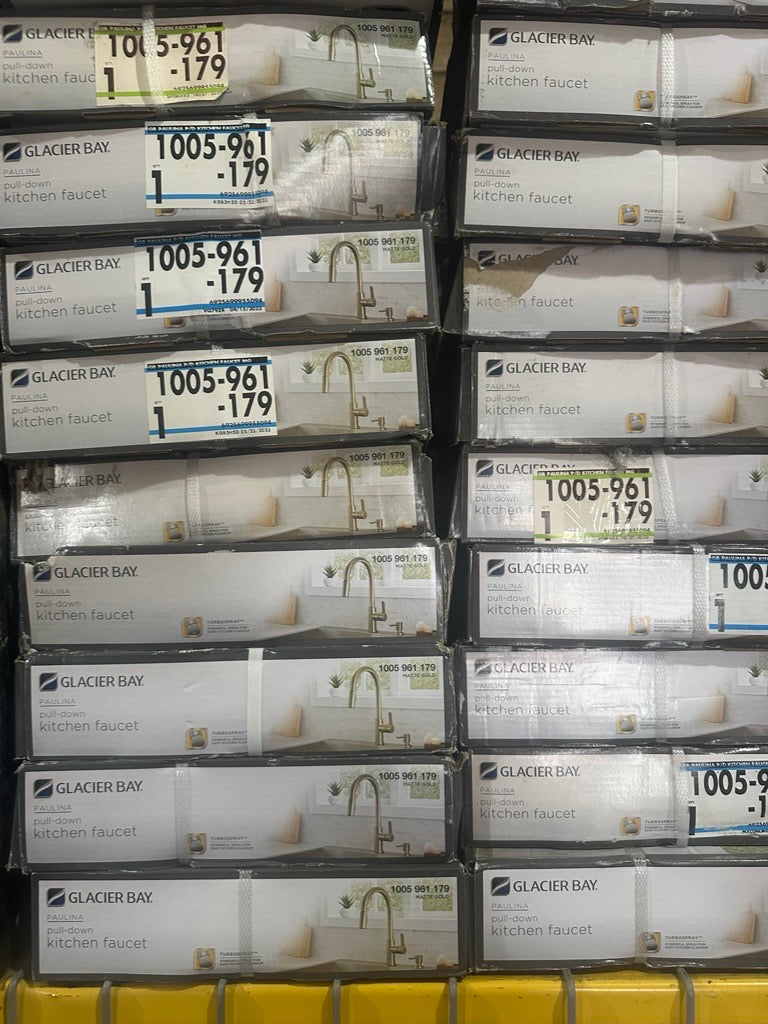 GLACIER BAY PAULINA KITCHEN FAUCET | GOLD