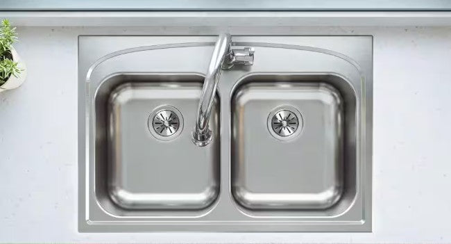 Pergola 33" Drop In Sink Stainless Steel
