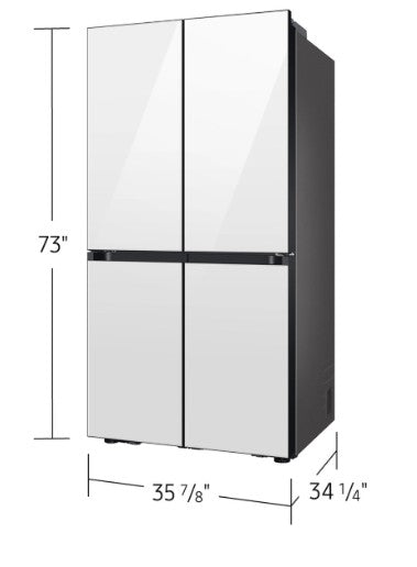 White Bespoke AI 4-Door Flex 29cu ft