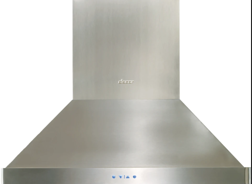 Dacor 42" Chimney Island Hood, Silver Stainless Steel