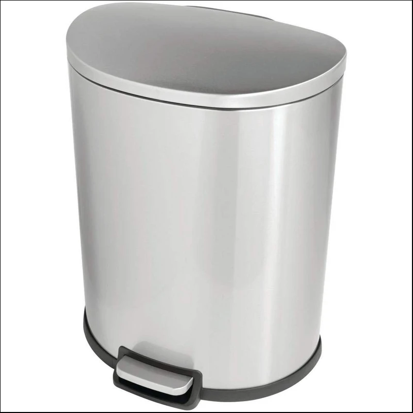 13 gal. Stainless  Steel Step-On Trash Can