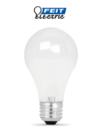 Feit Electric Halogen 43W (60W Equivalent) Bright White Light Bulbs, Mercury  Free (16 Pack)