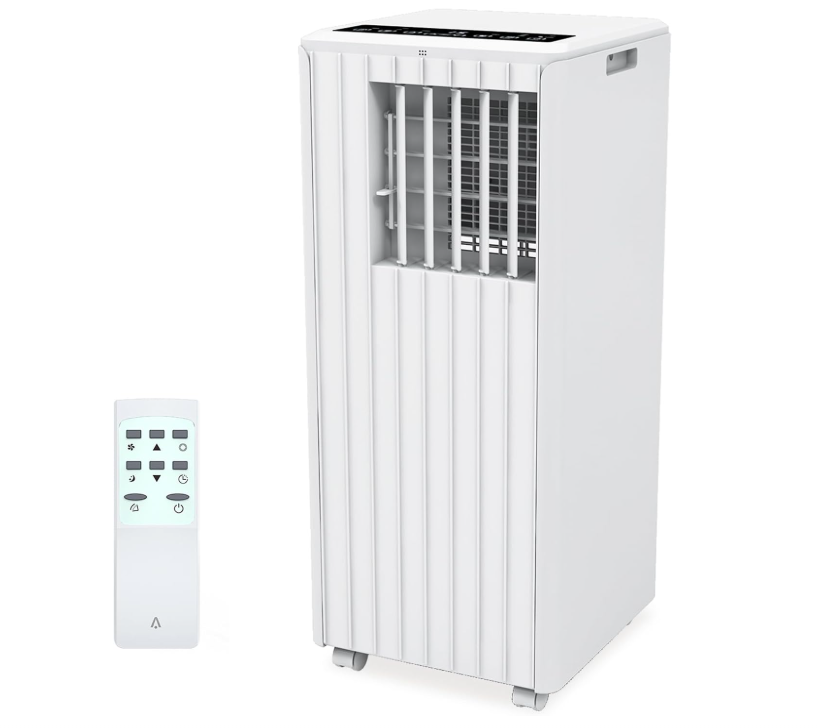 Acekool 8000Btus Portable Air Conditioner, 3 in 1 Portable AC Unit cools up to 350 Sq. Ft, Multi-function Mode, Dehumidifier, Fan Mode, Room Air Conditioner with Remote Control