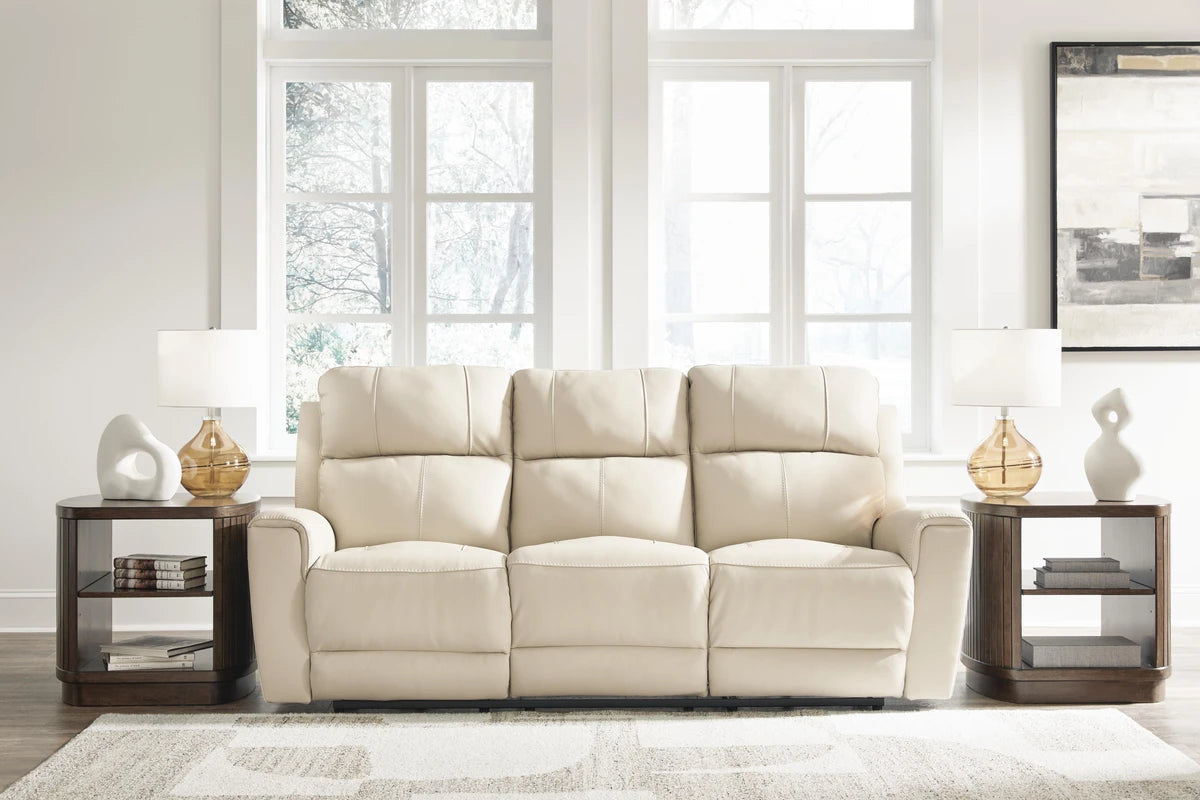 Dahlmoore Power Reclining Leather Sofa {Used}