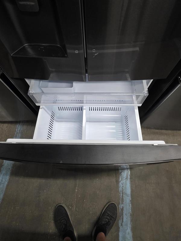 LG 28 cu. ft. 3 Door French Door, Standard Depth, Ice and Water with Single Ice - Black Stainless