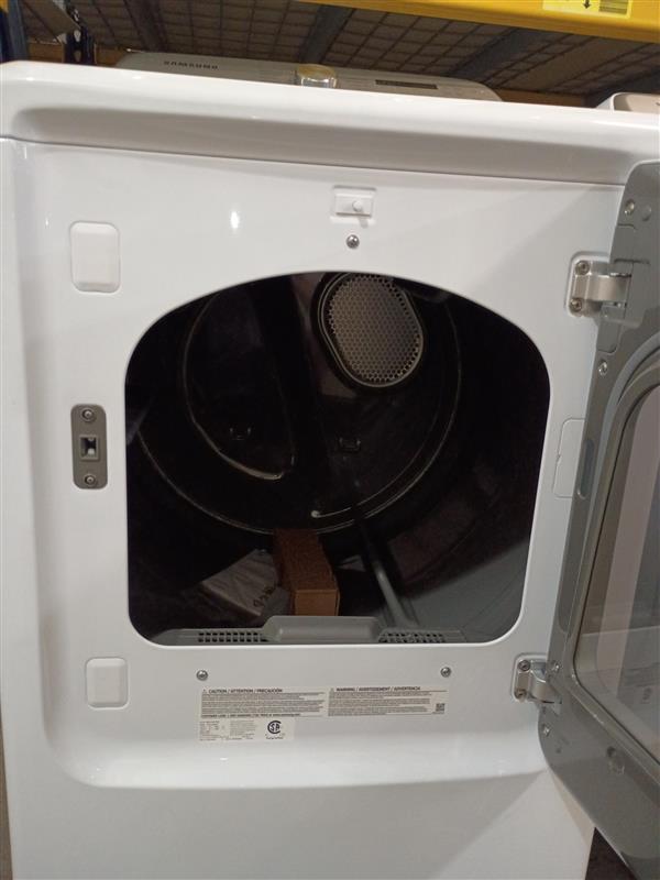 7.4 cu. ft. Vented Smart Electric Dryer in White with Steam Sanitize+