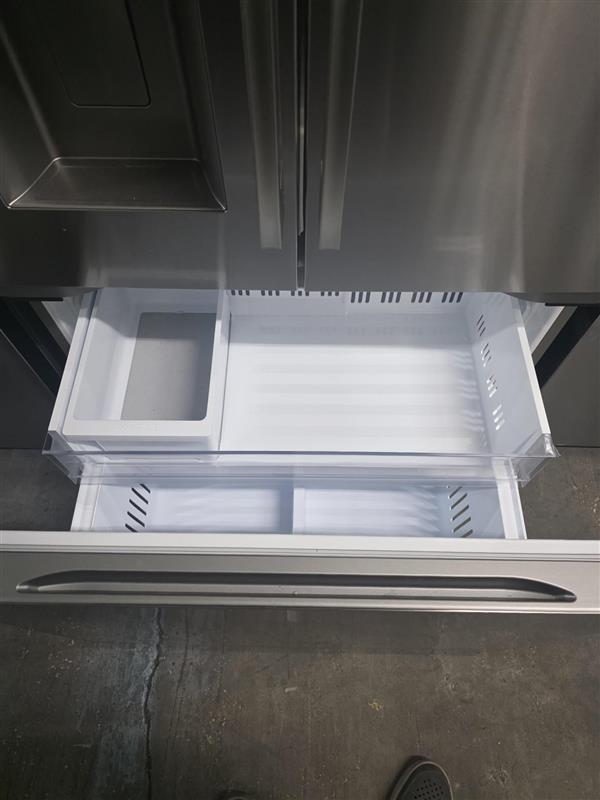 LG Counter-Depth MAX™ with Zero Clearance™ 3-Door French Door Refrigerator with Thin Door Design - Stainless