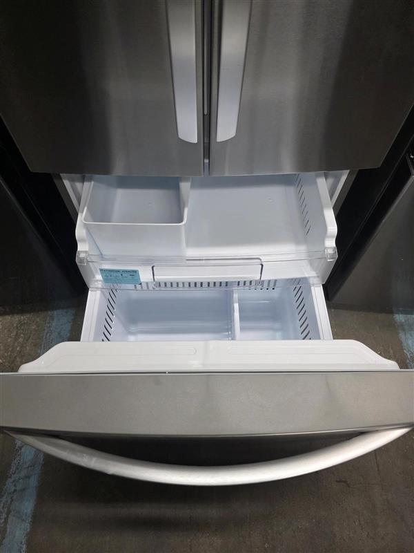 LG 22 cu. ft. 30 Inch Wide French Door Refrigerator - Stainless Steel
