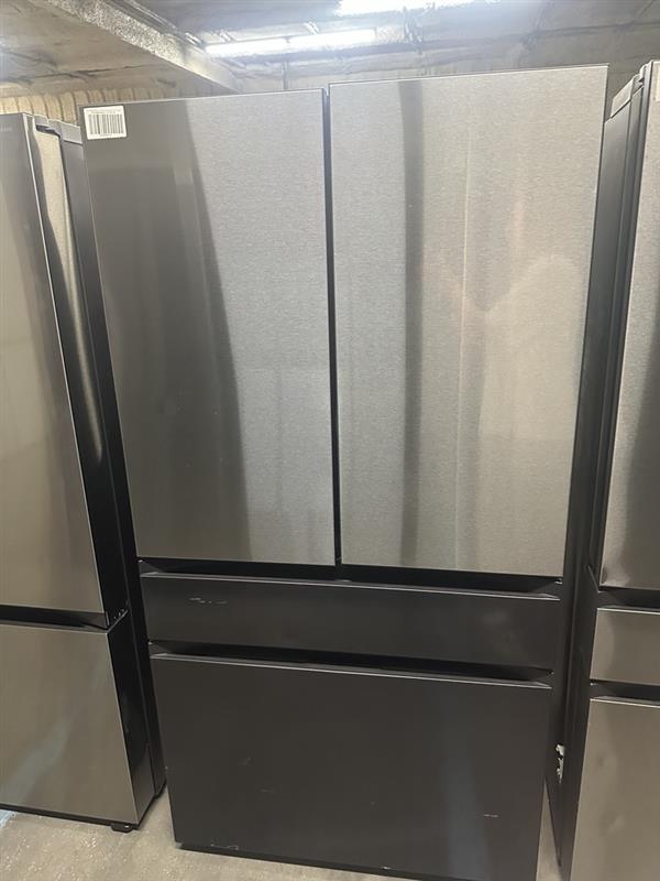 Samsung BESPOKE 23 cu. ft. 4-Door Counter Depth Stainless Steel & Stainless Black