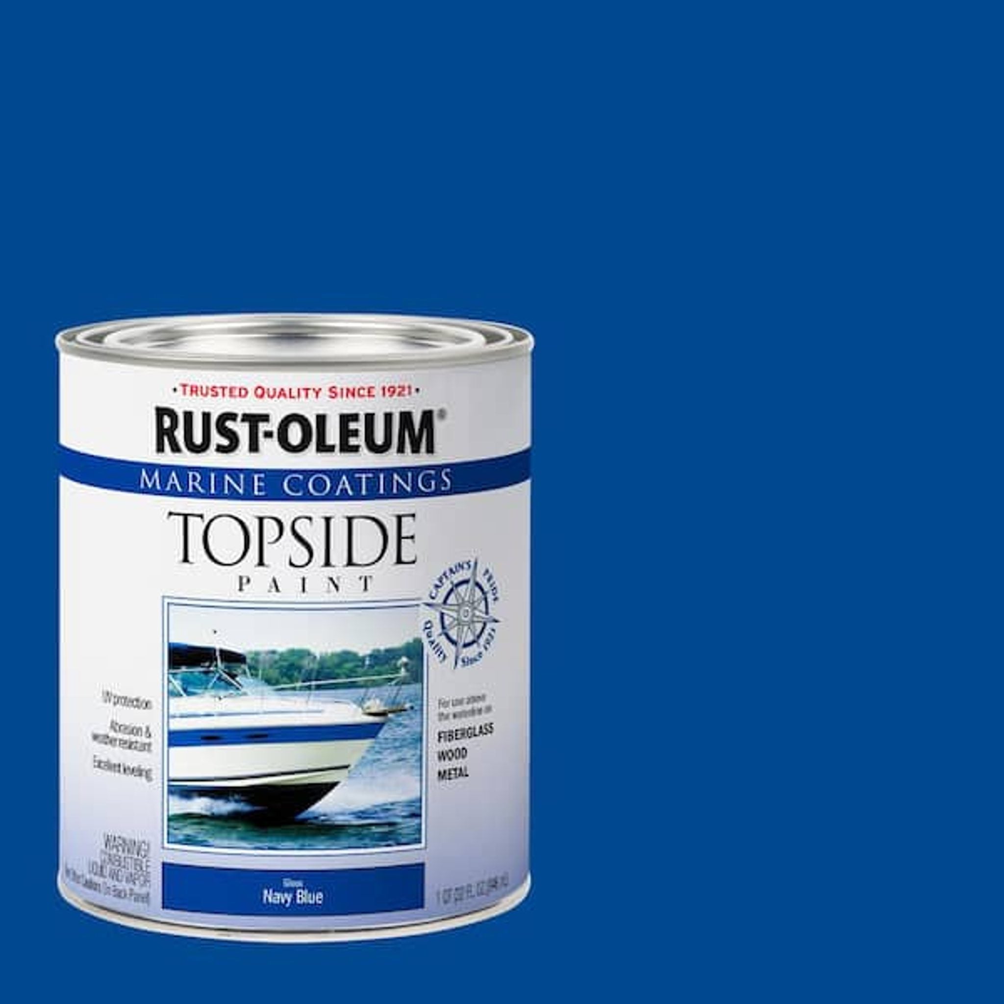 Rust-Oleum Gloss Navy Blue Acrylic Paint, 1 Qt