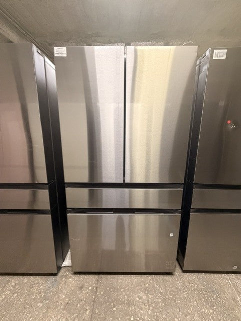 Bespoke 36 in. 29 cu. ft. Standard Depth 4-Door French Door Refrigerator with Sphere Ice in Stainless Steel