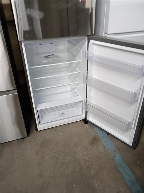 SAMSUNG 18 cu. ft. Standard Depth Top Freezer Refrigerator in Stainless Steel with Garage Ready Cooling