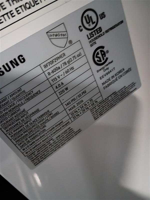SAMSUNG Bespoke 36 in. 29 cu. ft. Standard Depth 4-Door French Door Refrigerator with Sphere Ice in Stainless Steel