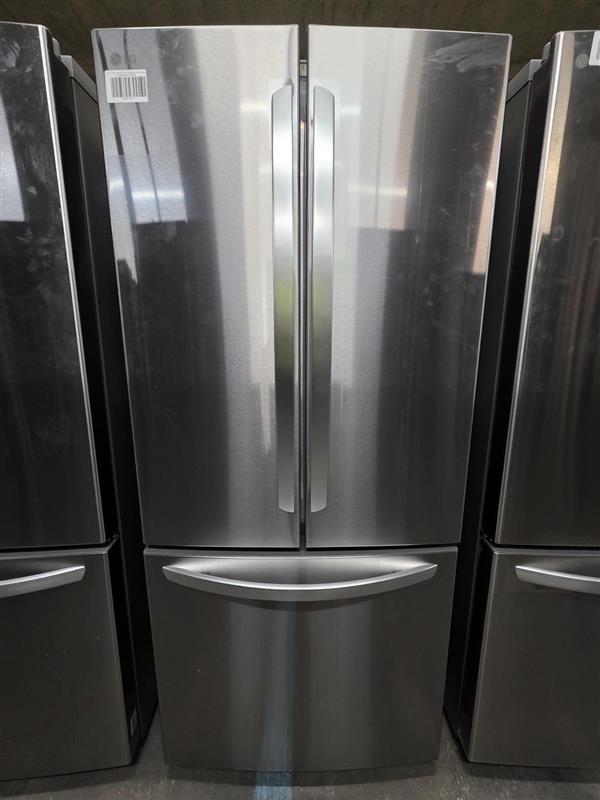 LG 22 cu. ft. 30 Inch Wide French Door Refrigerator - Stainless Steel